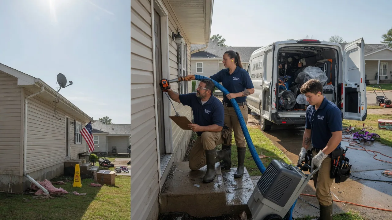 Ceiling Water Damage Restoration in Ferryville, WI near me